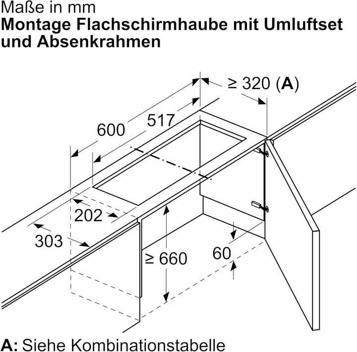 Neff Z54TL60X0 Dunstabzugshaubenzubehör/Einbaugerät