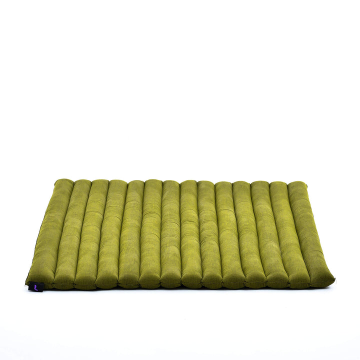 Leewadee Zabuton Rollbare Meditations-Matte Tragbare Sitzmatte Ökologisches Naturprodukt, Kapok, 69