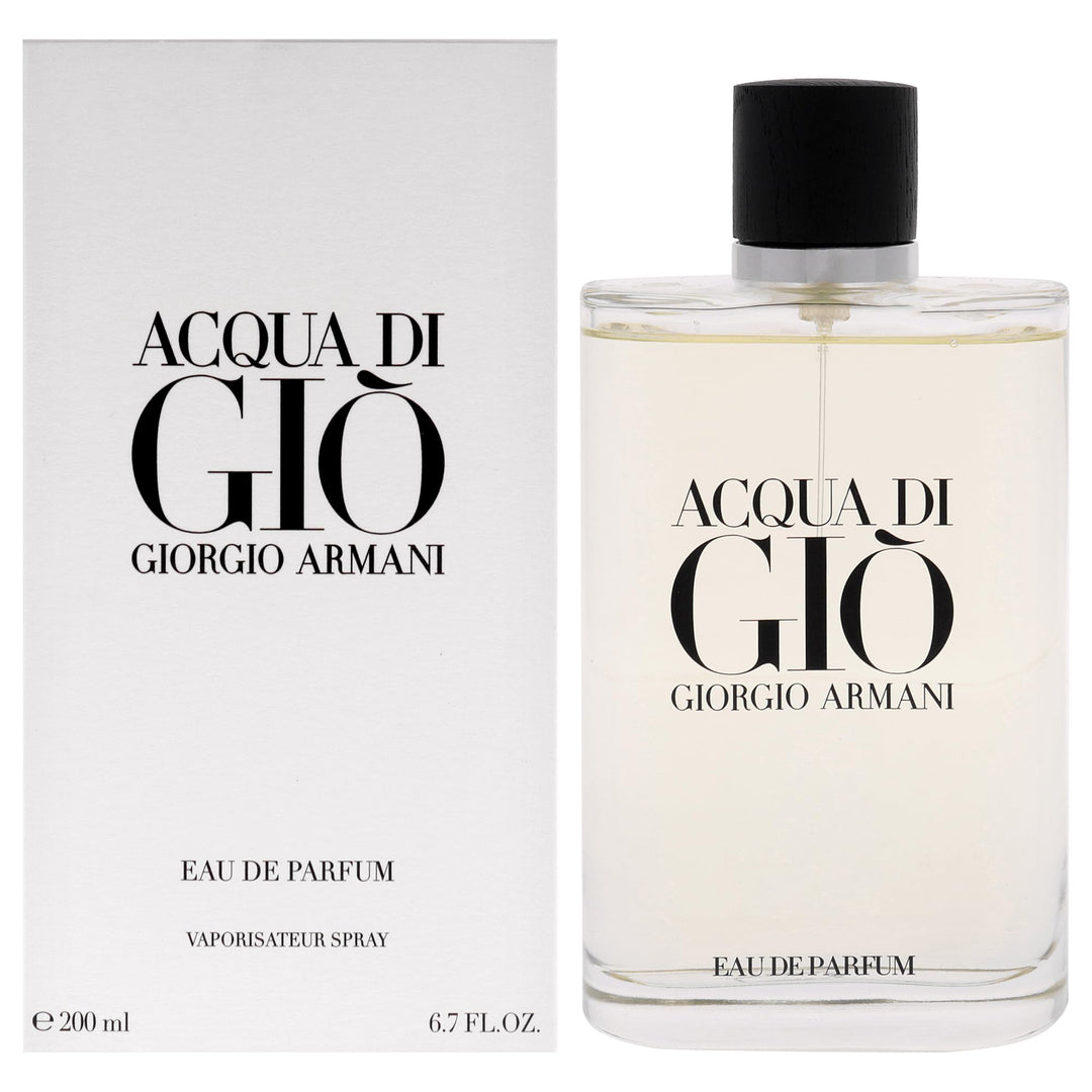 GIORGIO ARMANI, Acqua di Gio Pour Homme, Eau de Parfum, Refillable, Herrenduft, 200 ml