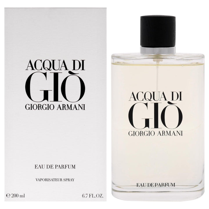 GIORGIO ARMANI, Acqua di Gio Pour Homme, Eau de Parfum, Refillable, Herrenduft, 200 ml