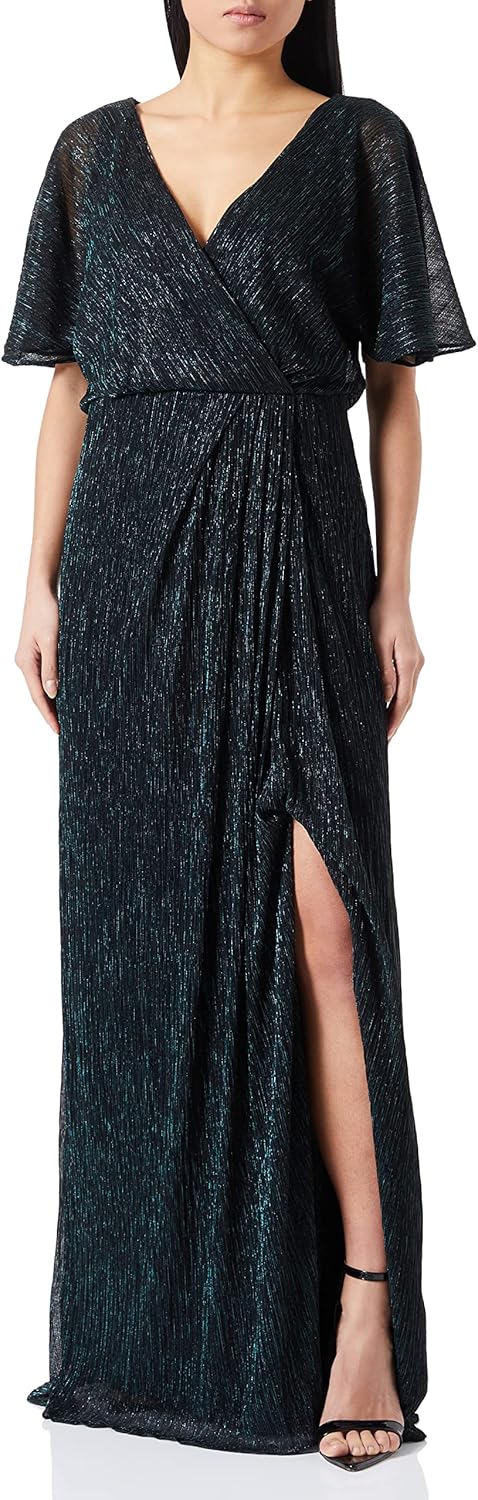 Vera Mont Damen Kleid 38 Schwarz/Grün, 38 Schwarz/Grün