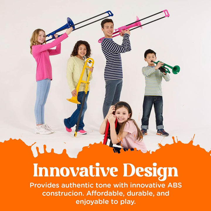 pBone Posaune, ABS-Kunststoff Posaune (Fiberglas Zugrohre, 8" Schallstück, 12,7 mm Bohrung, Kunststo