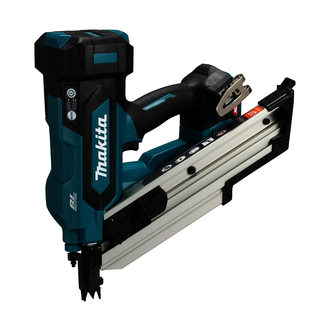Makita BN001GZ 40 V Max Li-Ion XGT Bürstenloser Rahmennagler, Lieferung in einem Kunststoffgehäuse,