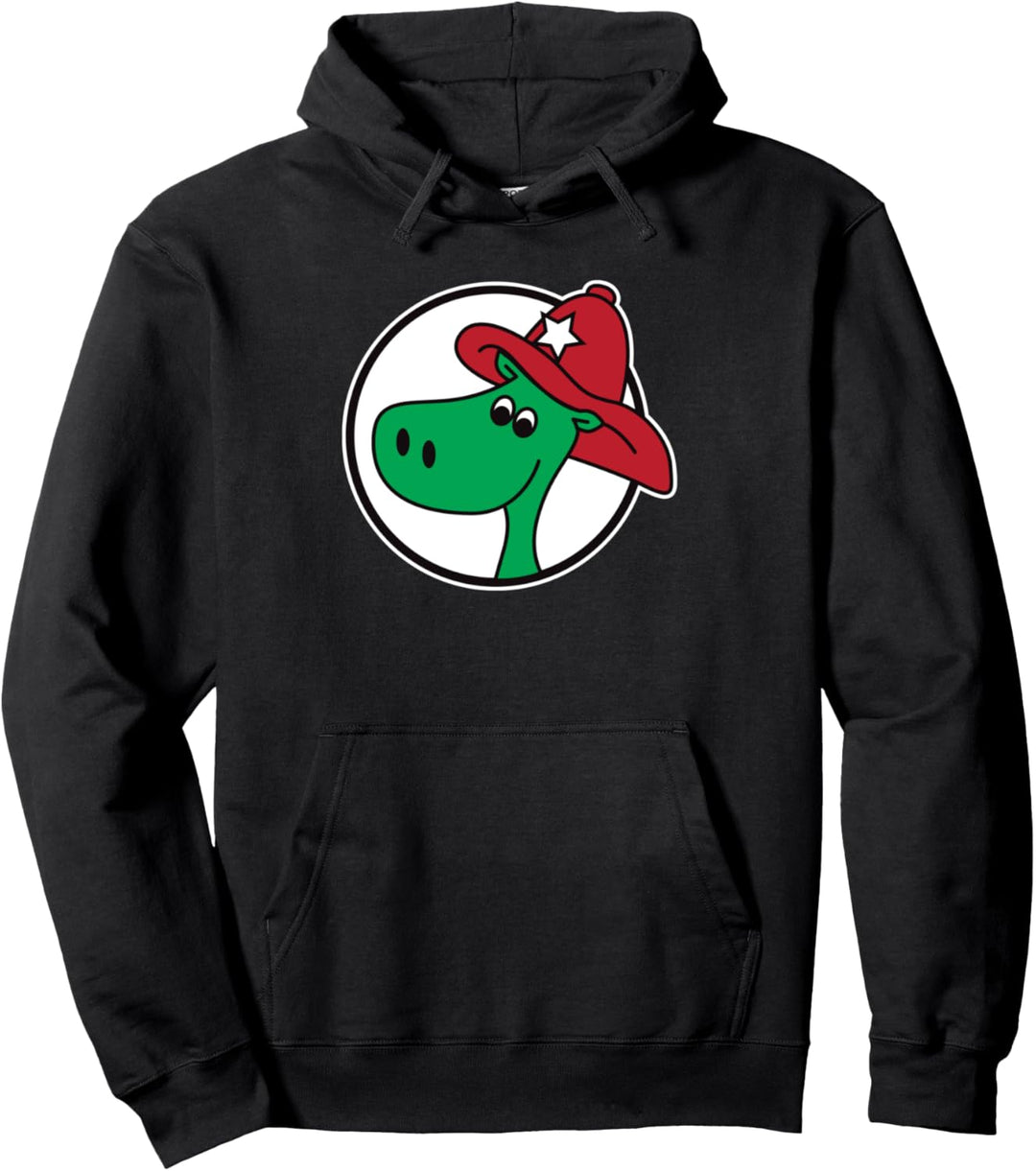 Lustiger Feuerwehrmann Drachen Comic Jugendfeuerwehr Pullover Hoodie