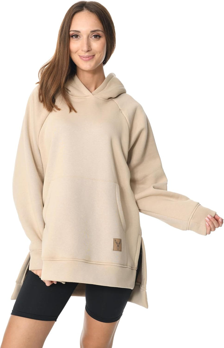 MijaCulture Umstandsmode 2in1 Stillpullover & Umstandspullover Stilltop Stillpulli Stella M014 XXL B