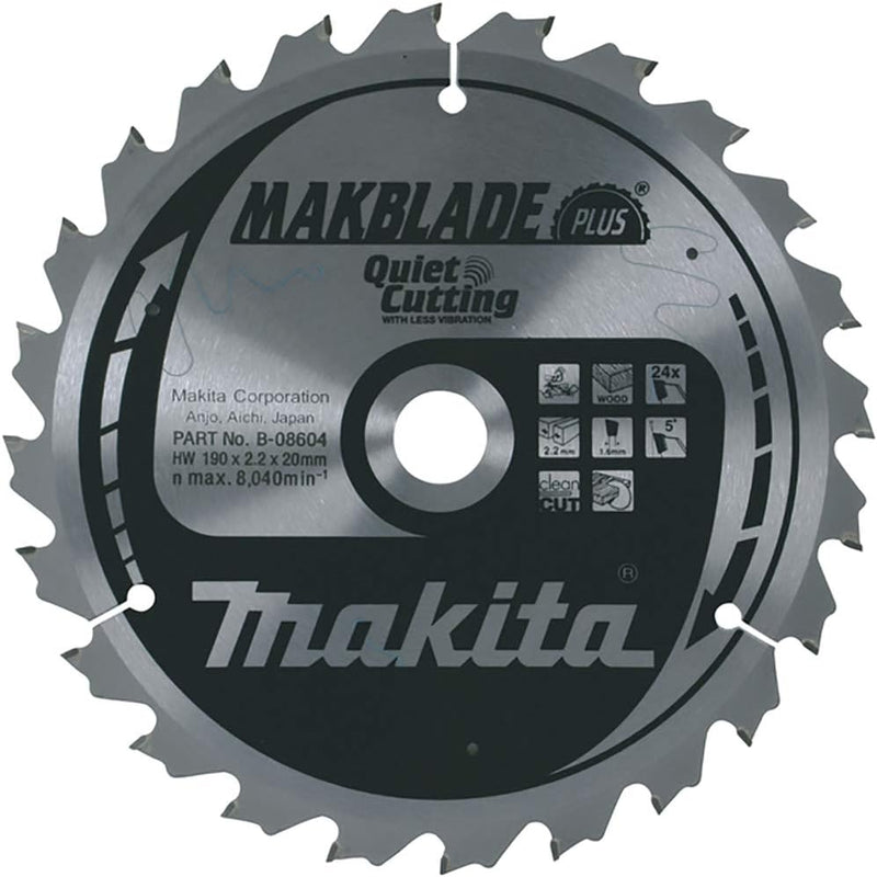 b-08800 Makita b-08800 260 mm x 30 mm x 100T Makblade Plus Mitre Sägeblatt 1 silber