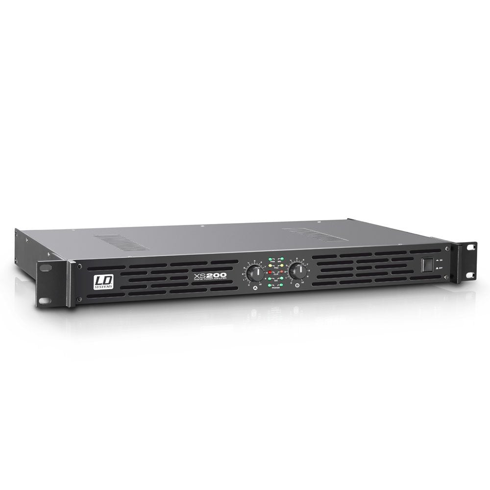 LD Systems XS 200 ; PA Endstufe Class D 2 x 100 W 4 Ohm, Taglia unica XS200, XS200