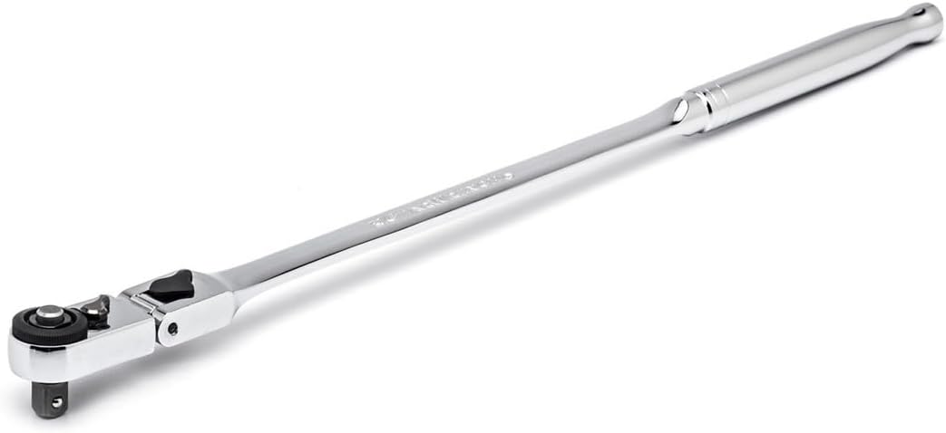 GEARWRENCH 81030 Ratsche, 6,35 mm (1/4 Zoll), 72 Zähne, Schnellverschluss, Flex-Kopf-Ratsche, 30,5 c