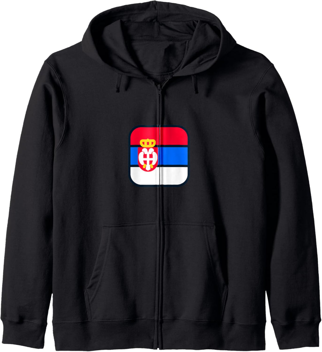 Serbia Flag Icon Kapuzenjacke