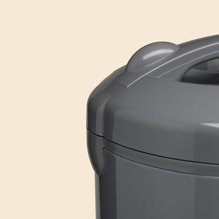 REISHUNGER Reiskocher & Dampfgarer mit Keramikbeschichtung - 1,2L, Grau - Für 1-6 Personen - Schnell