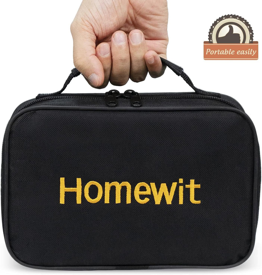 Homewit Personalisierbar Boule Set mit Gravur, 6/8/12 Metall Kugeln, Boccia & Petanque Spiel mit Tra