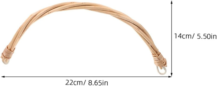 TOYANDONA 4stücke Holzgriffe Für Geflochtene Körbe Ersatzgriffe Für Brot Und Einkaufskörbe Zum Baste