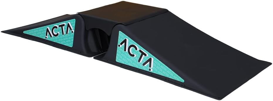 ACTA Kinder-Skate-Rampe – Mini-Rampe für Freestyle-Scooter, BMX, RC-Car-Rampe – Leicht und tragbar S