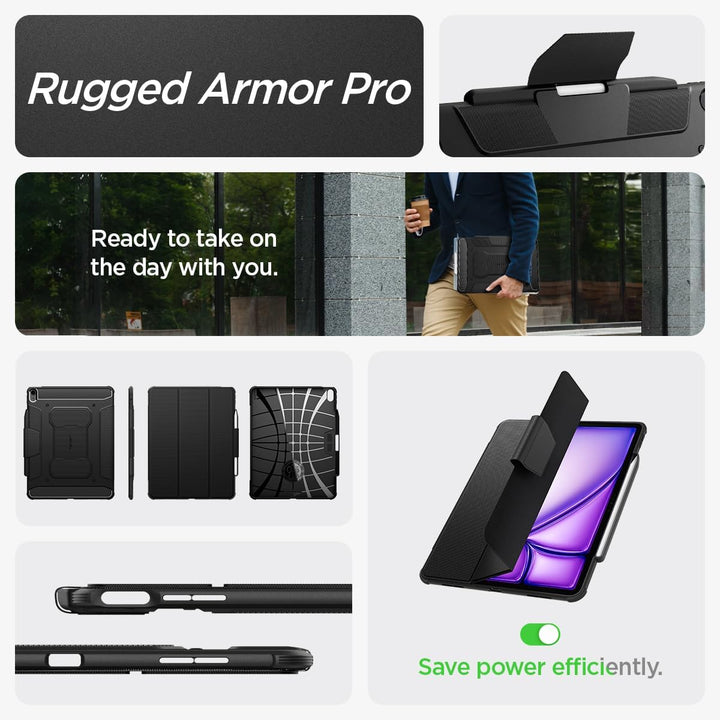 Spigen Rugged Armor Pro Hülle für iPad Air 13 8. M4 / 7. M3 / 6. Generation M2 (2026/25/24) Case mit