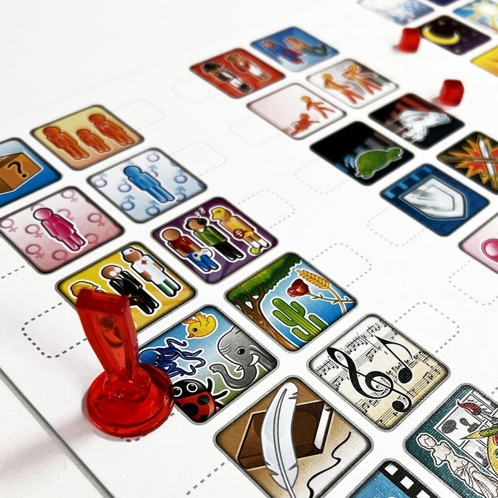 Asmodee - Konzept, Brettspiel, 4-12 Spieler, 10+ Jahre, italienische Ausgabe Konzept Singles, Konzep