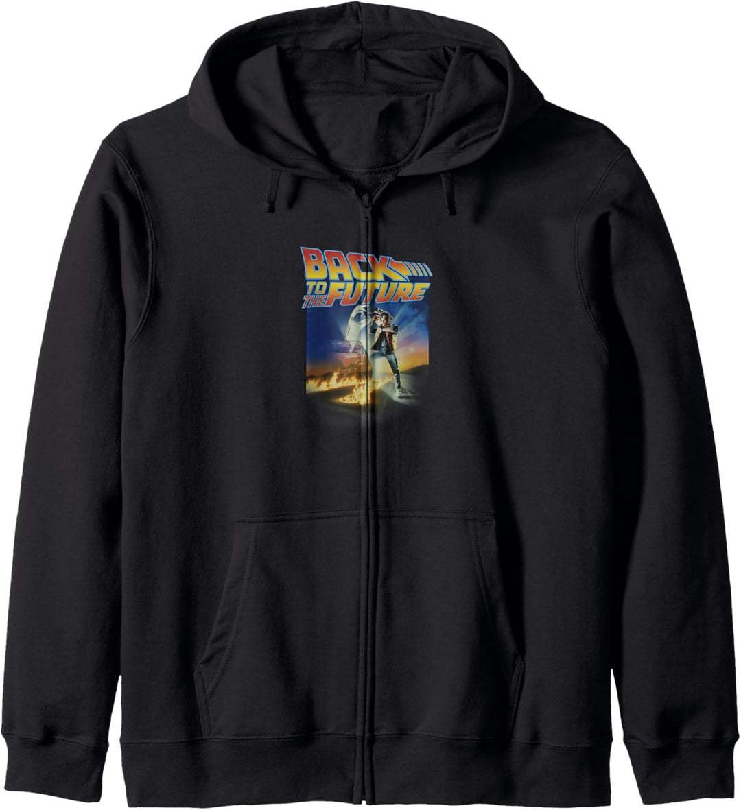 Back To The Future Poster Fade Kapuzenjacke