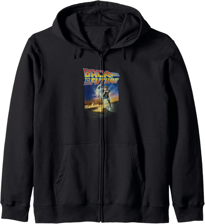 Back To The Future Poster Fade Kapuzenjacke