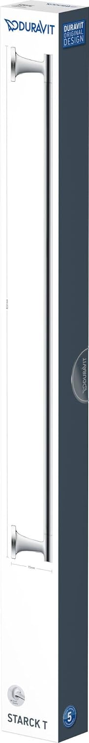 Duravit Badetuchhalter Starck T, einarmig, Wandmontage, 81 cm, Chrom Badetuchhalter 81 cm Chrom, Bad