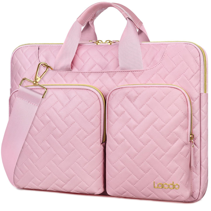 Lacdo 360° Rundumschutz Laptop Schultertasche Hülle für Acer HP Dell ASUS Laptop 15-15.6 Zoll, Acer