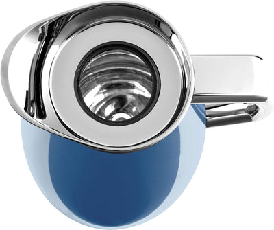 Emsa F4140400 Plaza Isolierkanne | 1 Liter | Aroma Diamond | Quick-Tip-Verschluss | blau, XL, Blau