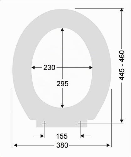 Pagette WC-Sitz EXKLUSIV mit Deckel mit ES-Befestigung, weiss, 790821602, Weiss