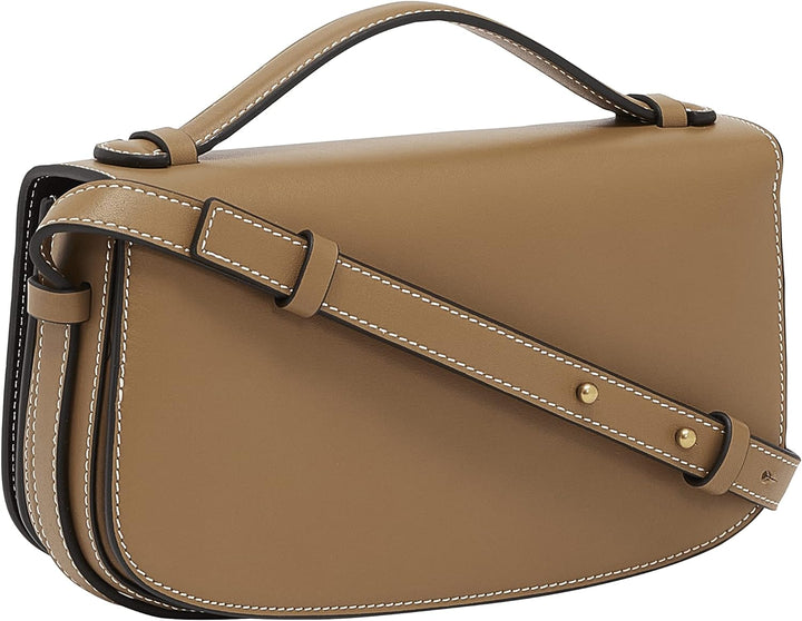 Liebeskind Berlin SADIE TM Empire Crossbody, Small (HxBxT 15cm x 23.5cm x 6.5cm), Sepia