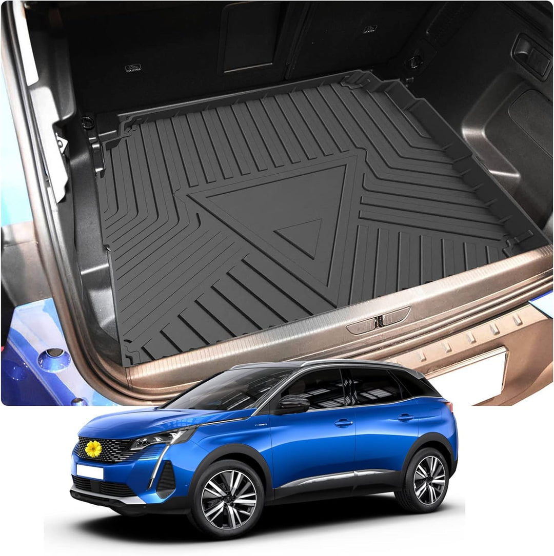 CDEFG Peugeot 3008 2016-2022 2023 Kofferraumwanne, 3008 II Kofferraummatten Matten Wasserdicht Anti-