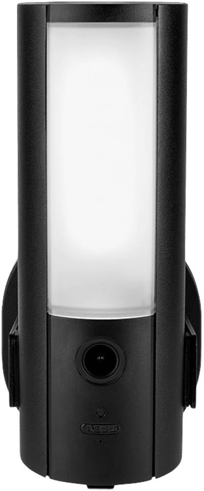 ABUS WLAN Licht Aussen-Kamera (PPIC46520) – Smarte Überwachungskamera mit Aussenleuchte, Personenerk