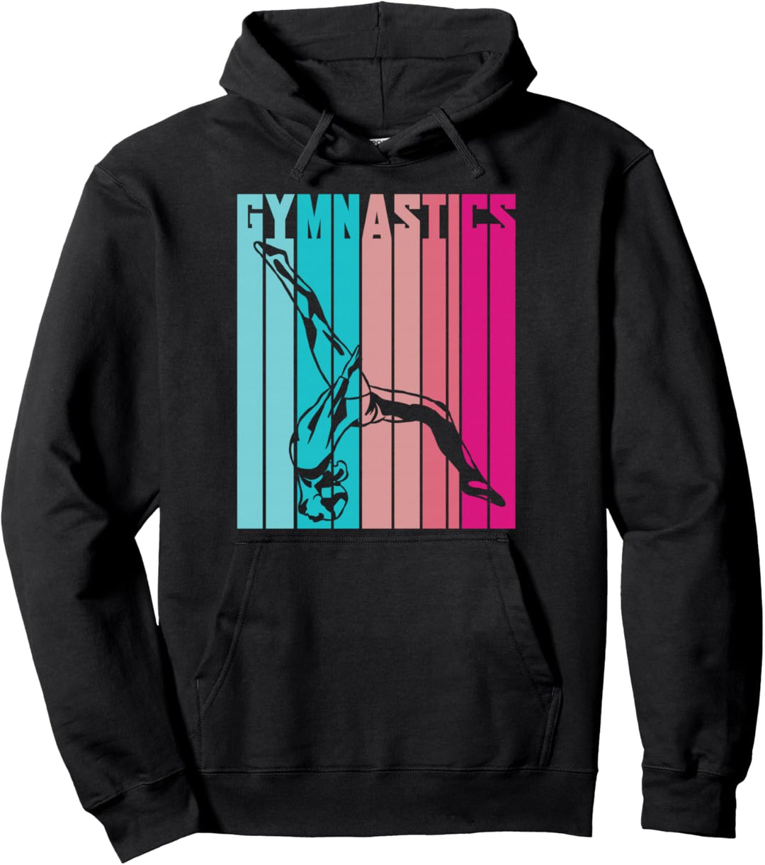 Retro RSG Turnerin - Vintage Rhythmische Sportgymnastik Pullover Hoodie
