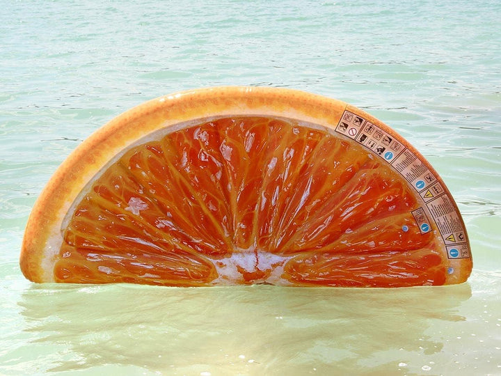 Intex 58763 Luftmatratze aufblasbar "Orange Slice" 178 x 85 cm