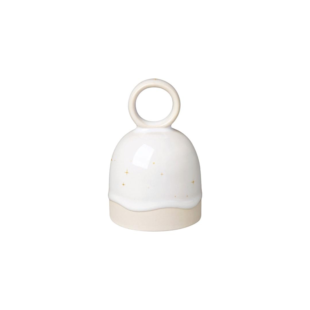 like. by Villeroy & Boch Winter Glow Tischglocke, 6,5x6,5x10 cm, Tischglocke