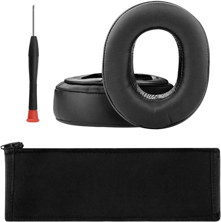 Geekria Ohrpolster + Stirnband Kompatibel mit Sony MDR-HW700, MDR-HW700DS Kopfhörer Ersatz Ohrpolste