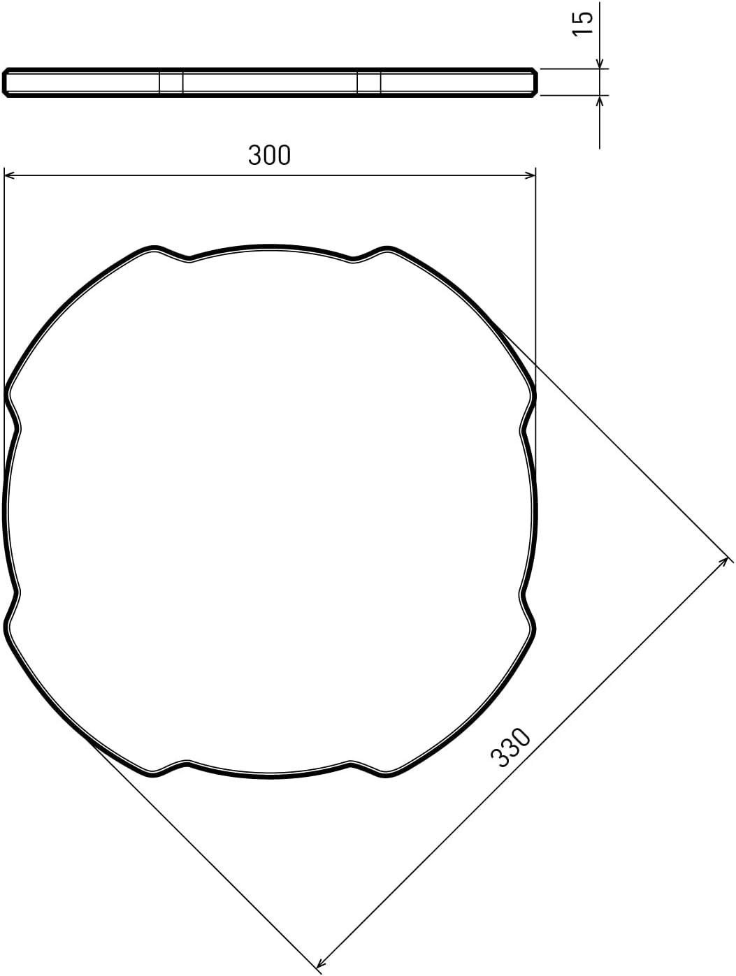 Everdure Kordierit Pizzastein