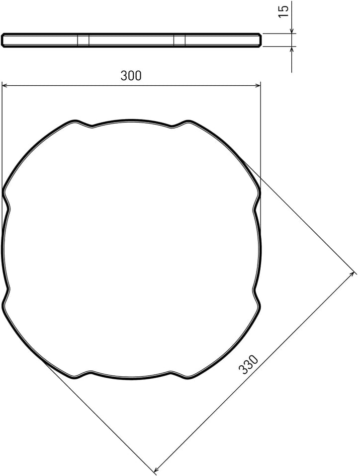 Everdure Kordierit Pizzastein