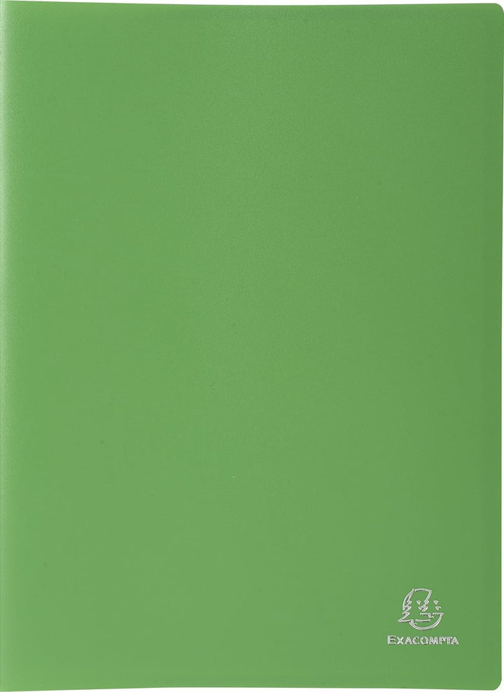 Exacompta 8590E 8er Pack Premium Sichtmappe OPAK aus blickdichtem Kunststoff DIN A4 mit 90 Klarsicht