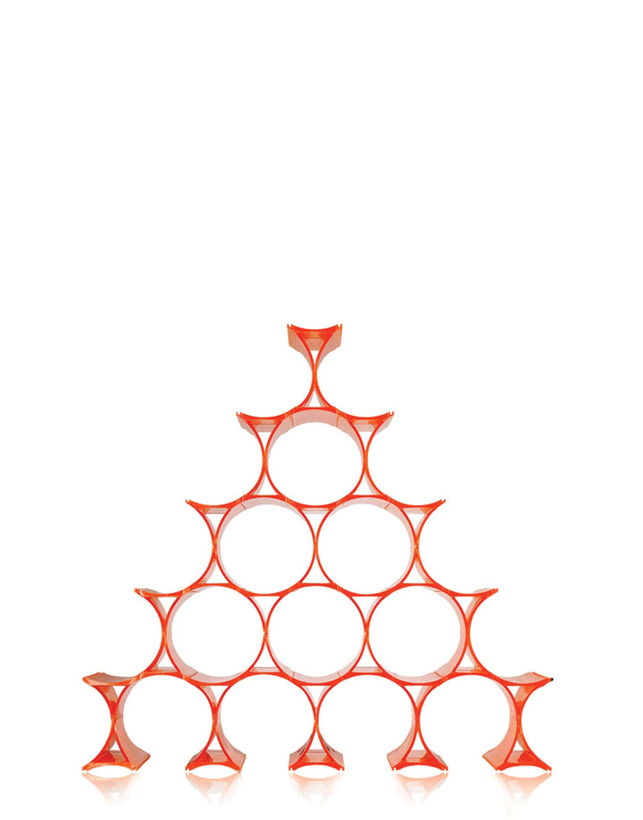 Kartell Infinity, Plastik, orange, 14.5 x 9.5 x 5.7 cm Arancio, Arancio
