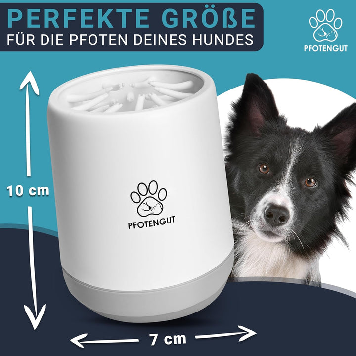 PFOTENGUT® Pfotenreiniger für Hunde [Grösse S&amp;L ] - sanfter Hundepfoten Reiniger für grosse/kleine H