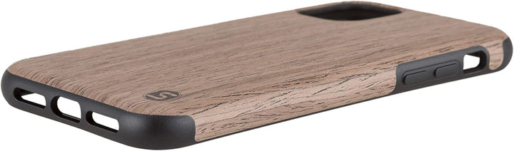 Sebastian Sturm Handyhülle „Maxi | Cover aus echtem Edel-Holz Black Walnut in Einer TPU-Hülle | Geei