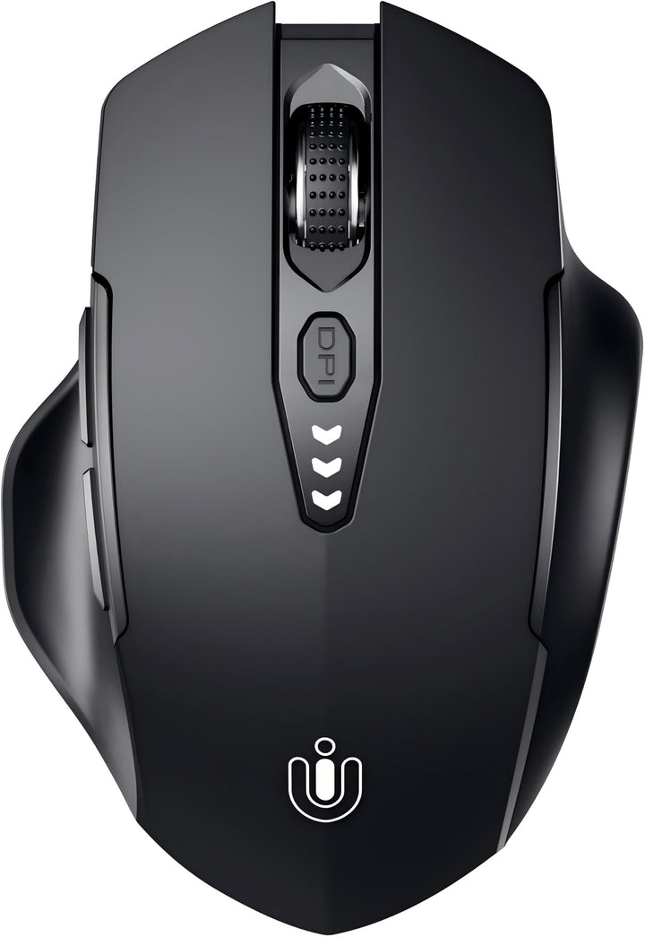 Uineer Bluetooth Maus, aktualisiert Maus kabellos Tri-Modus (BT 5.0/4.0+2,4 GHz), sichtbare Batterie