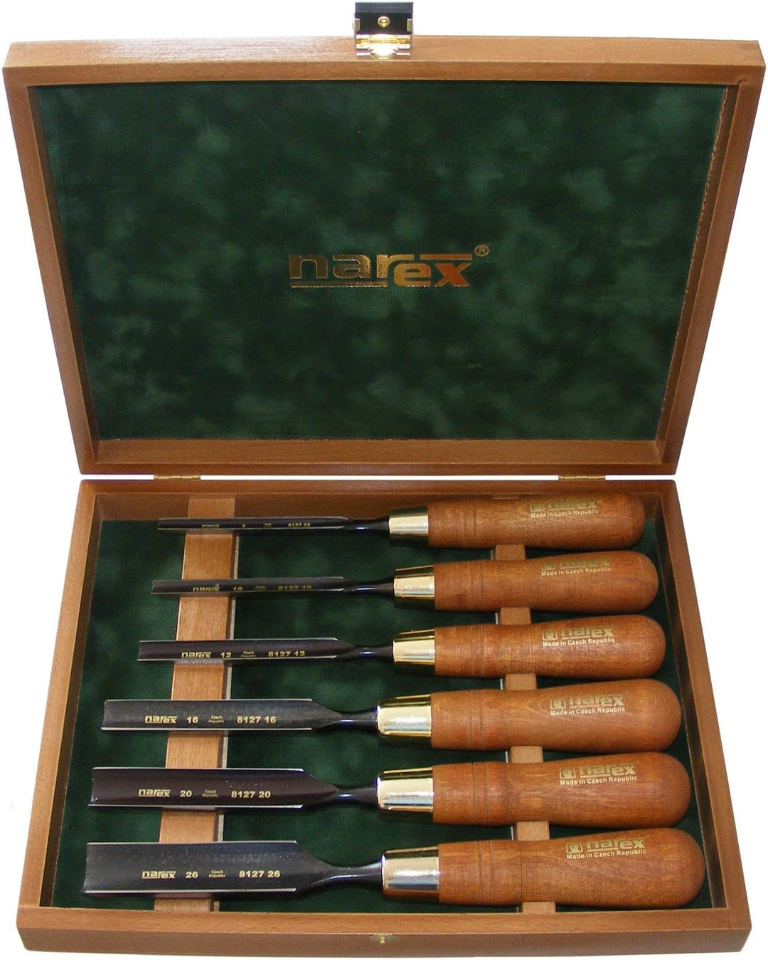 Hohlmeisselset Premium - 6-teilig in Holzbox Set of 6 Mehrfarbig, Set of 6 Mehrfarbig