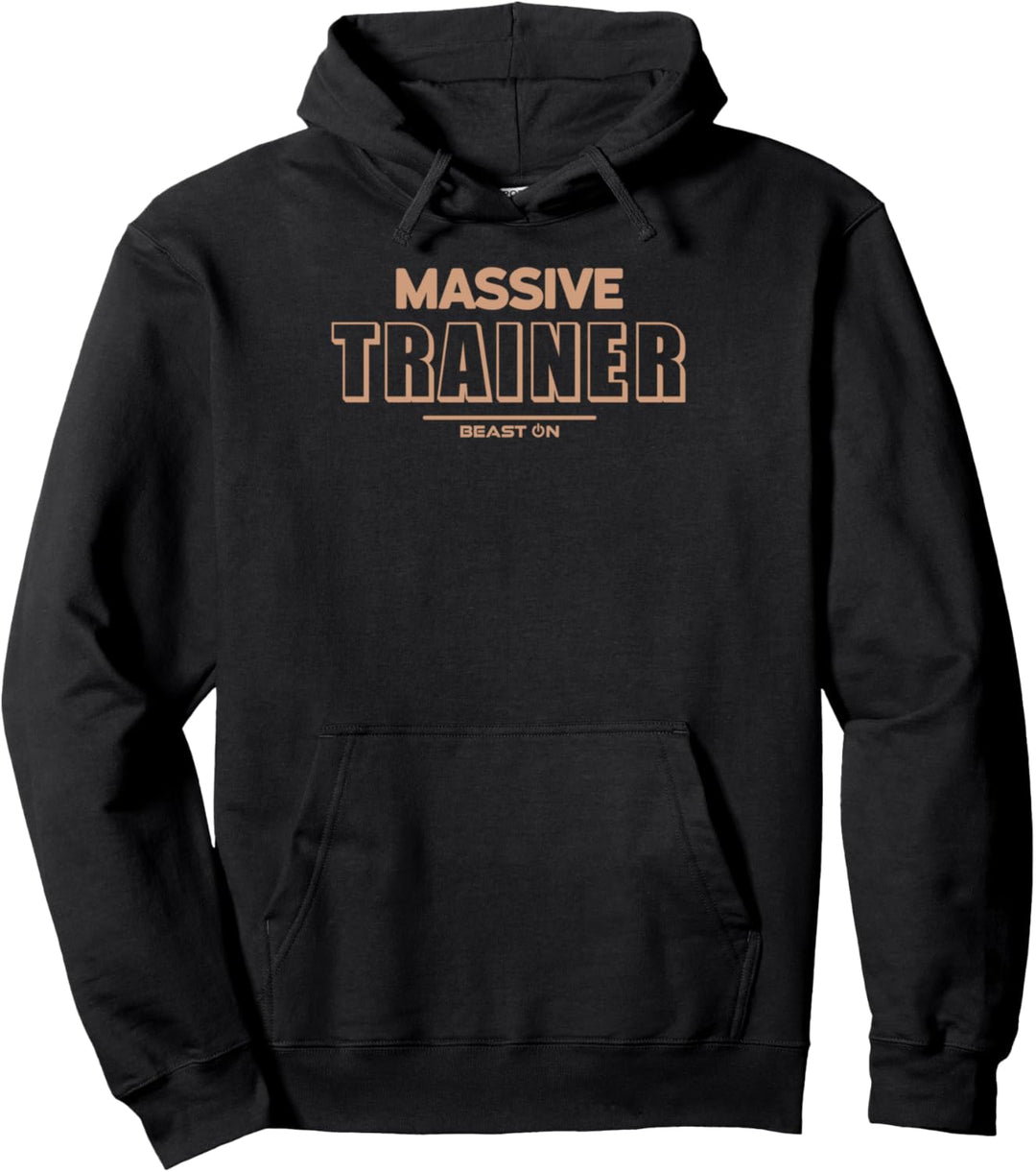 Massive Trainer Bodybuilder Gym Fitness Motivation Sprüche Pullover Hoodie
