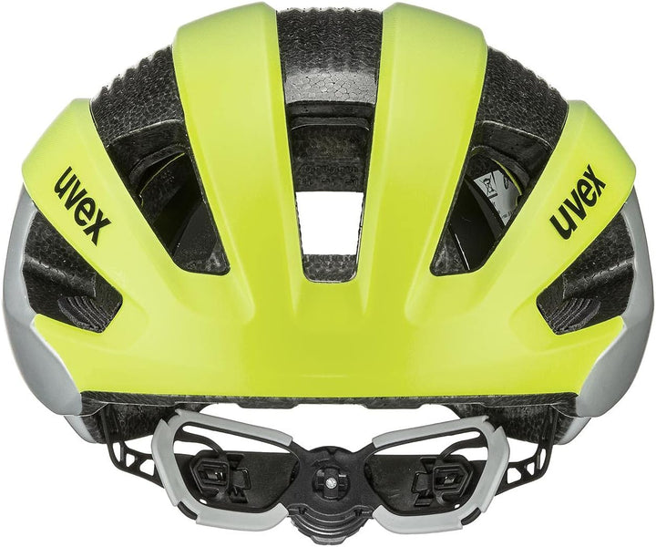 UVEX Fahrradhelm Rennradhelm UVEX Rise CC TOCSEN Gr 52-59 cm, neon Yellow Silver 52-56 cm, 52-56 cm