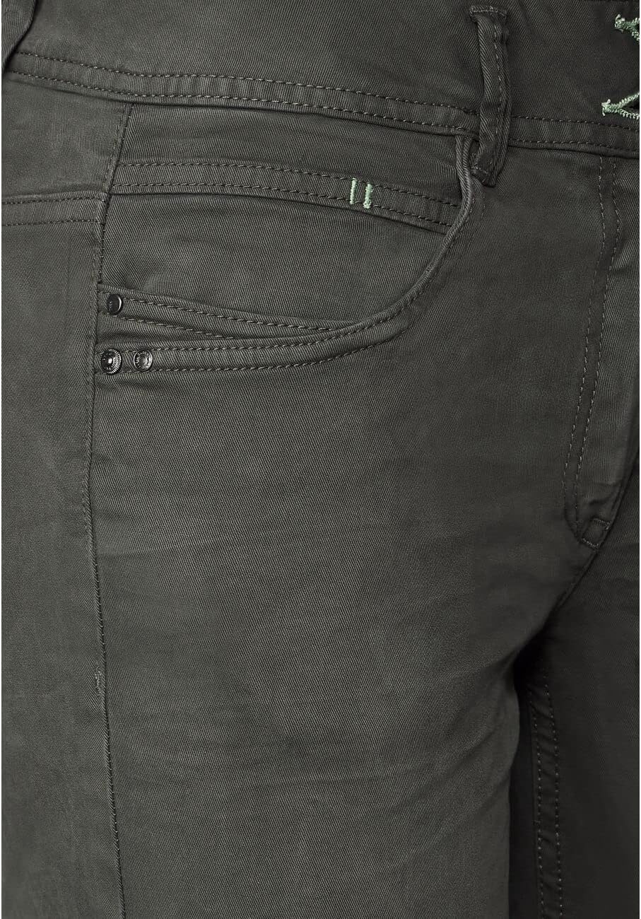 Cecil Damen Stoffhose Slim 30 Easy Khaki, 30 Easy Khaki