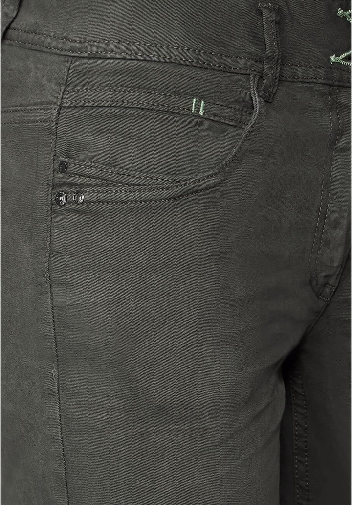 Cecil Damen Stoffhose Slim 30 Easy Khaki, 30 Easy Khaki