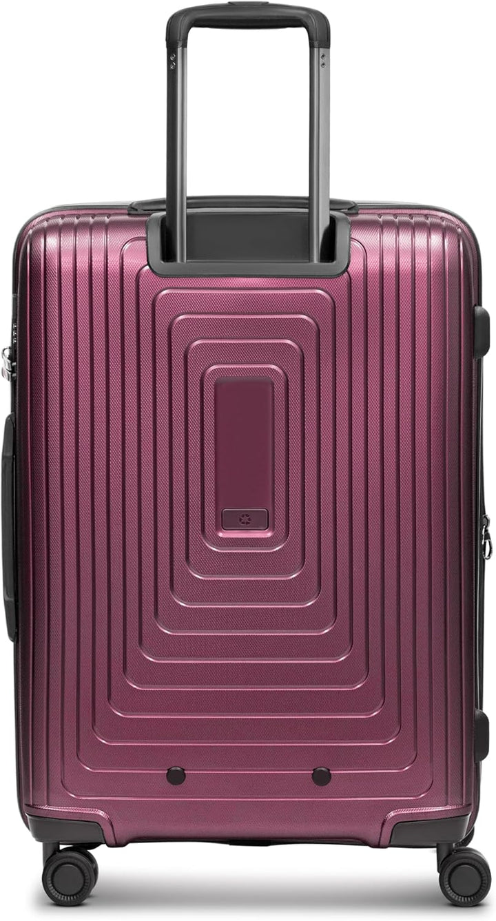 REDOLZ Hartschalen Koffer-Set 3-teilig erweiterbar | Dehnfalte, Doppelrollen, sehr leicht, Essential