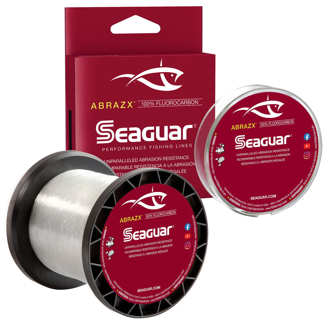 Seaguar AbrazX, Abriebfest, hochwertige Angelschnur, 100% Fluorocarbon, leistungsstark, praktisch un