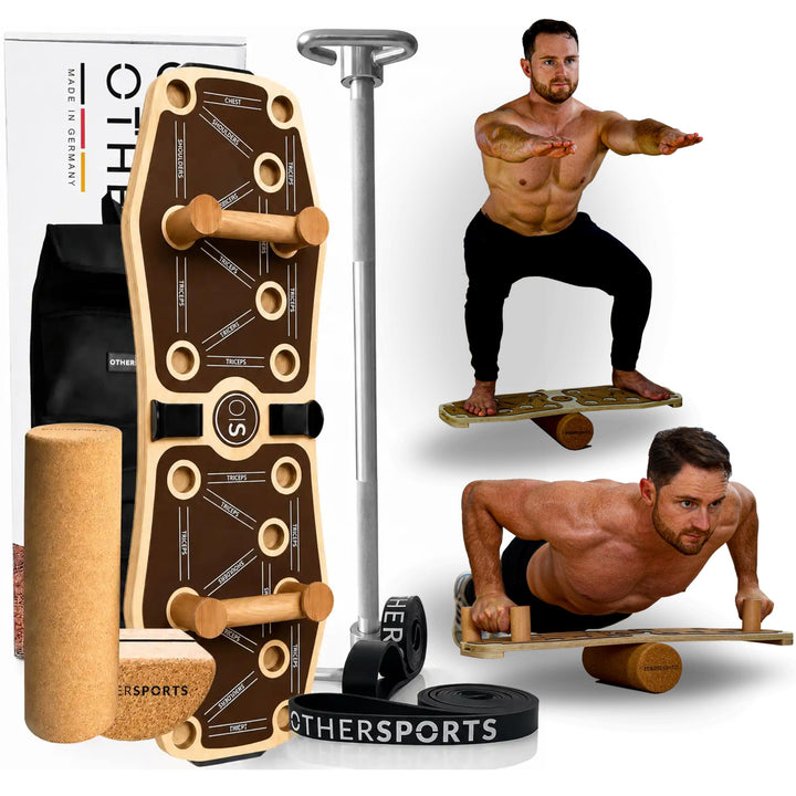 Sportboard 3 - Gleichgewichtstrainer für mehr Kraft & Gesundheit – Effektives Balance Training Equip