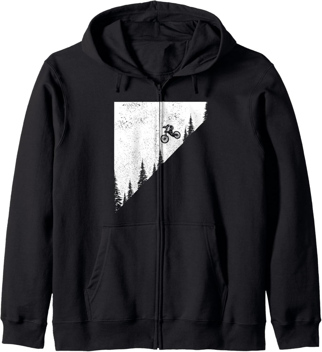 Mountainbike Downhill MTB Vintage Mountainbike Biking Kapuzenjacke