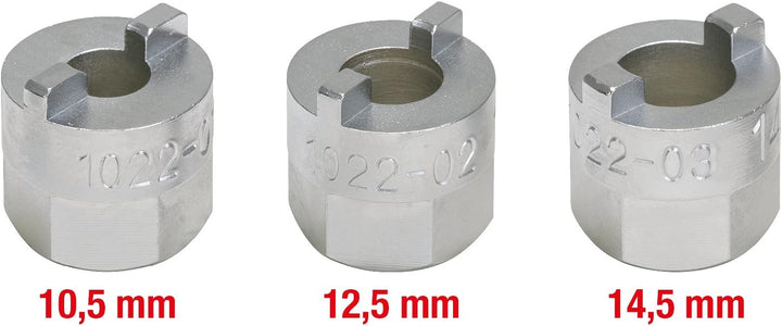 KS Tools 150.9410 Spezial Nutmuttern-Schlüssel-Satz für VAG, 3-tlg.