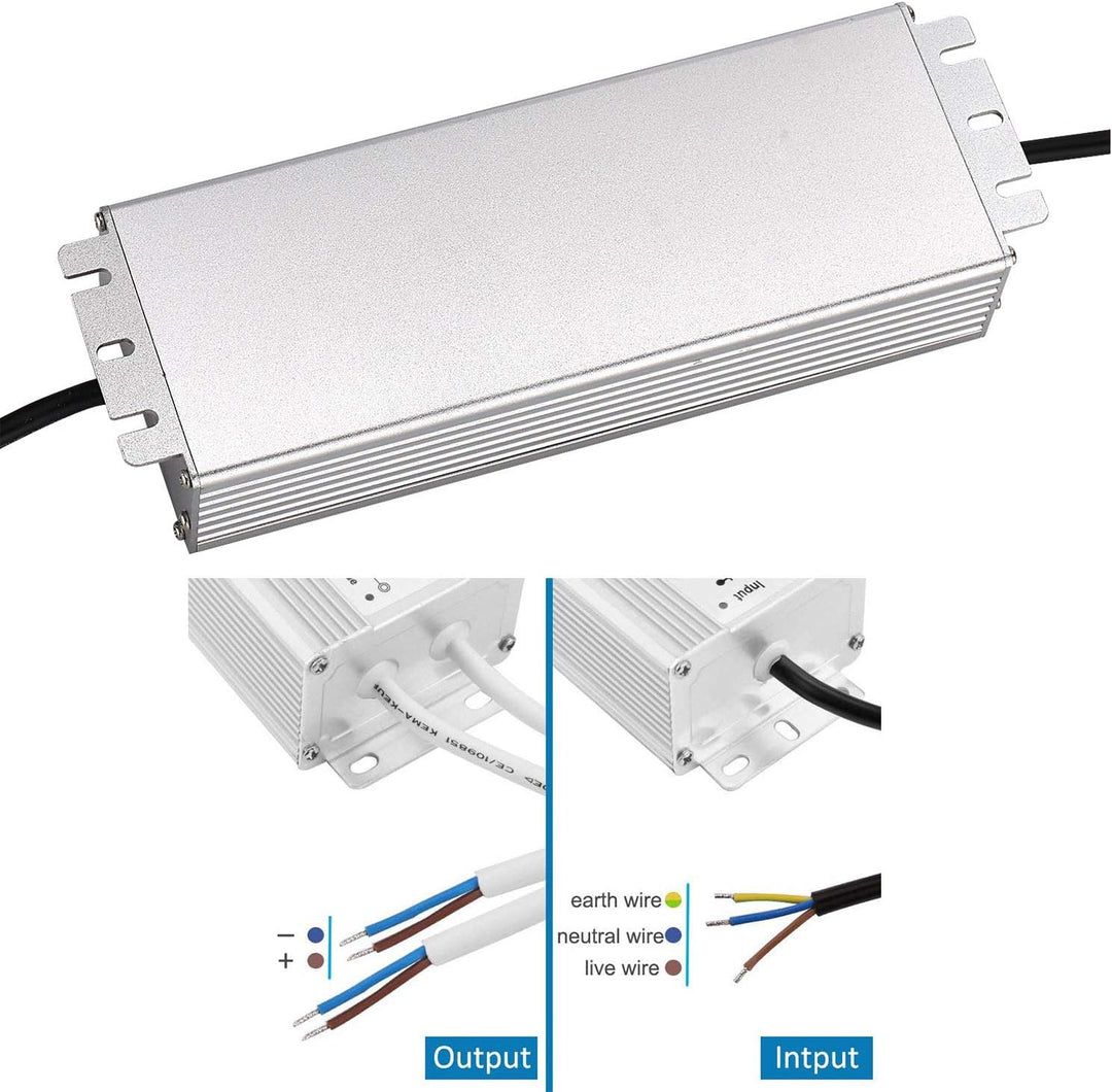 LED Trafo 12V 80W 6,7A IP67,geeignet für LED Stripes und Leuchtmittel,Upgrade Transformator Netzteil